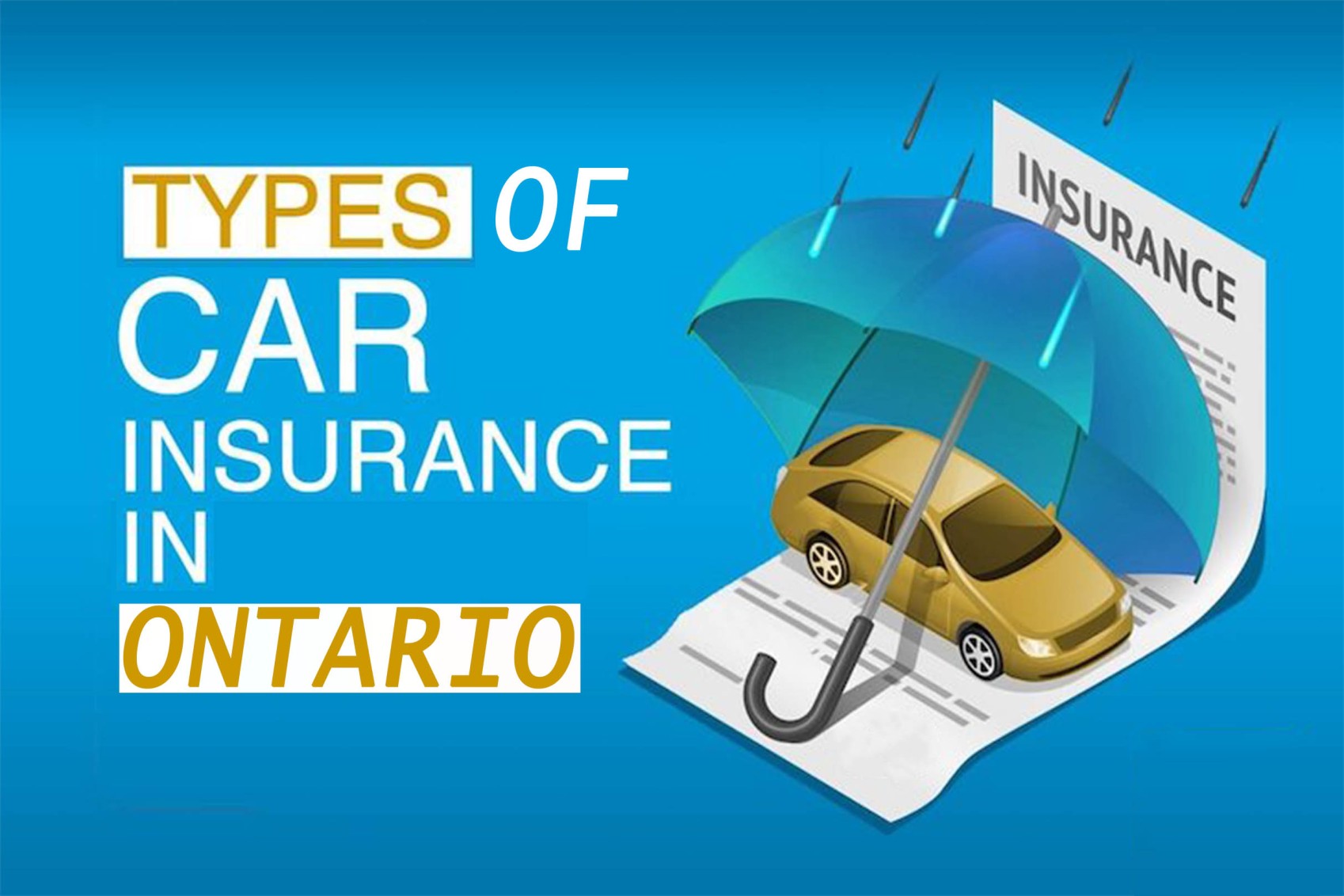 Types Of Car Insurance In Ontario